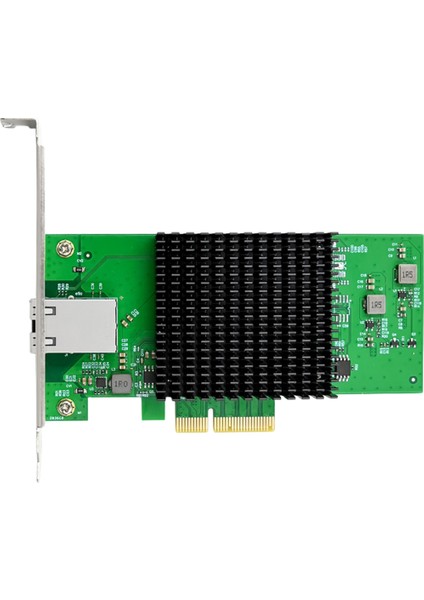ST7406 PCIe X4 Marvell AQC107 SINGLE-10GBE Ethernet Kartı | 10Gbps / 5G / 2.5gG/ 1G / 100M Hız PCIe Adaptör | Ağ Adaptörü Gigabit & Hızlı Ethernet Uyumluluğu | CAT6A