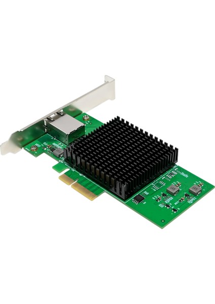 ST7406 PCIe X4 Marvell AQC107 SINGLE-10GBE Ethernet Kartı | 10Gbps / 5G / 2.5gG/ 1G / 100M Hız PCIe Adaptör | Ağ Adaptörü Gigabit & Hızlı Ethernet Uyumluluğu | CAT6A modelleri