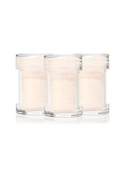 Jane Iredale Pudra-Me SPF30 Kuru Güneş Koruyucu, Yedek 3 Paket