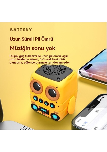Karikatür Su Geçirmez ve Kullanışlı Bluetooth Ses (Yurt Dışından)