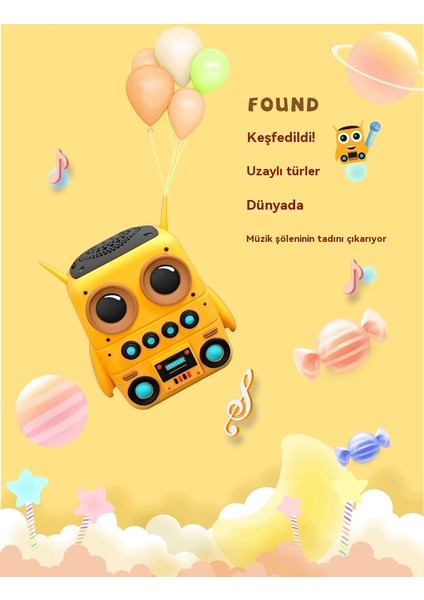 Karikatür Su Geçirmez ve Kullanışlı Bluetooth Ses (Yurt Dışından)