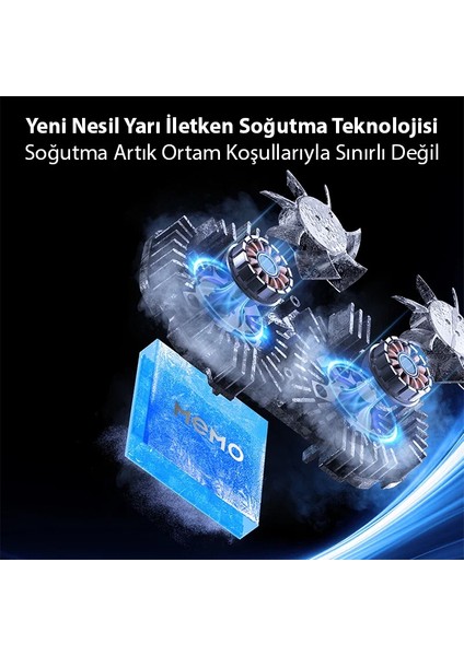 DL21 Yarı Iletken Arka Klipsli Çift Fanlı Soğutma Radyatörü Pubg Oyun Soğutucu Ios Android