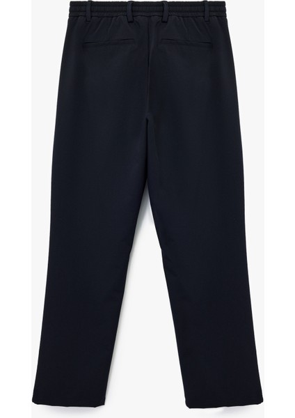 Beli Bağcıklı Düğmeli Duble Paça Esnek Slim Fit Pantolon fiyatları