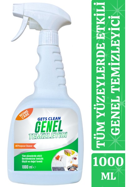 Genel Temizleyici Tüm Yüzeylerde Etkili Çok Amaçlı Leke Çıkarıcı Yağ Çözücü Kir Çıkarıcı
