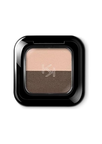 Göz Farı - New Bright Duo Eyeshadow 02 Warm Beige/dark Brown