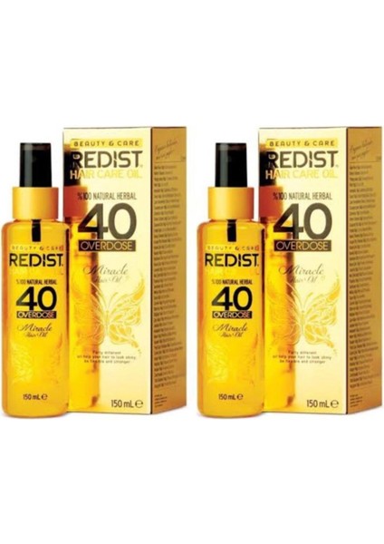 Saç Bakım Yağı 40 Bitkili 150ML x 2 Adet
