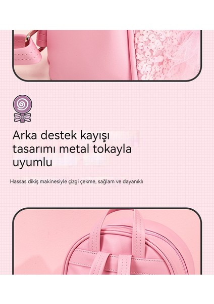 Kızlar Rahat Seyahat Lolipop LED Işık Moda Sırt Çantası (Yurt Dışından) modelleri