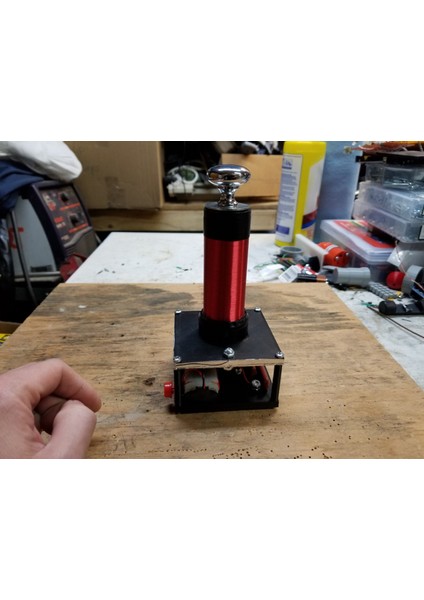 Tesla Bobin 3D Baskı - Masaüstü 2 x Aa (Sadece Plastik Aparattır!!!) 3D