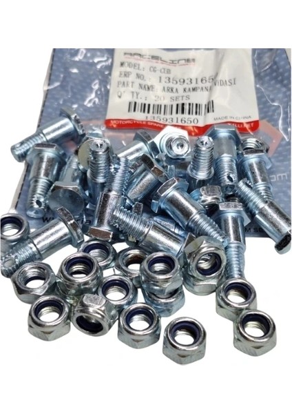 Cg - Cub Arka Kampana Vidası Takımı