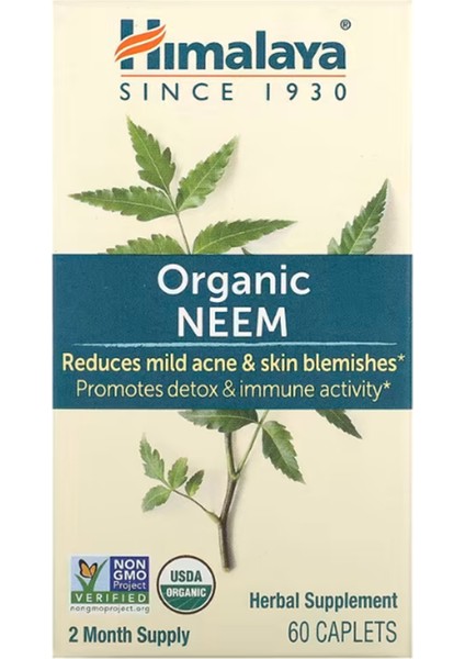 Organic Neem 60 Taplets