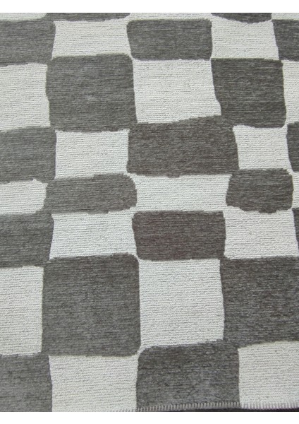 Geometrik Kare Desenli Dokuma Zarif Kilim 240*305