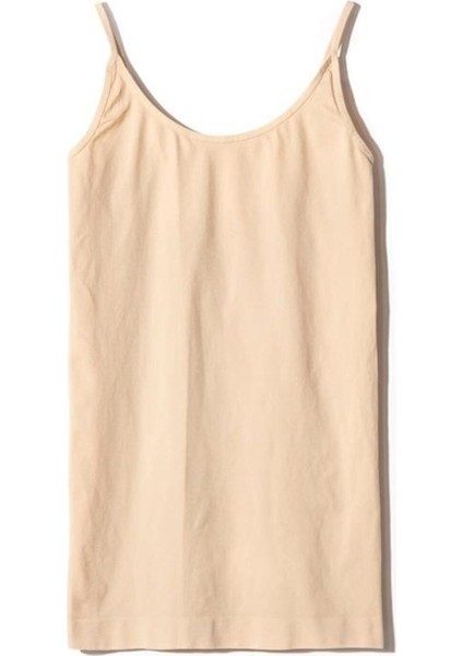 Kadın Dikişsiz Ip Askılı Taktel Atlet Siyah