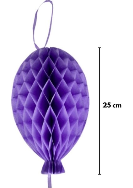 Lila Petek Balon Parti Süsü modelleri