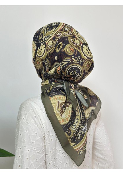 Meduse Desen Eşarp - Haki modelleri