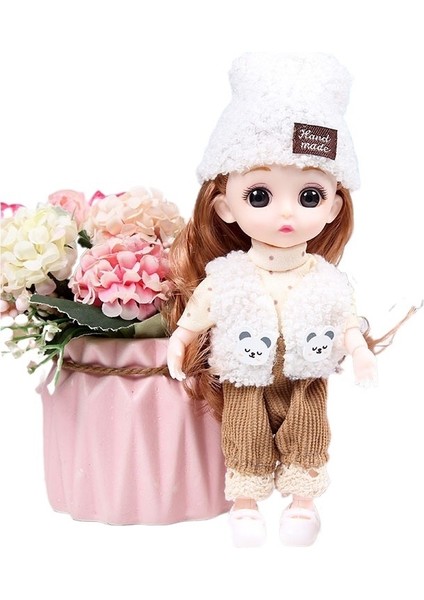 16CM Bebek Barbie Kız Oyuncağı Giydirme Çocuk Oyuncağı (Yurt Dışından)