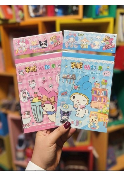 Sanrio 6 Sayfa Sticker Kiitapçığı