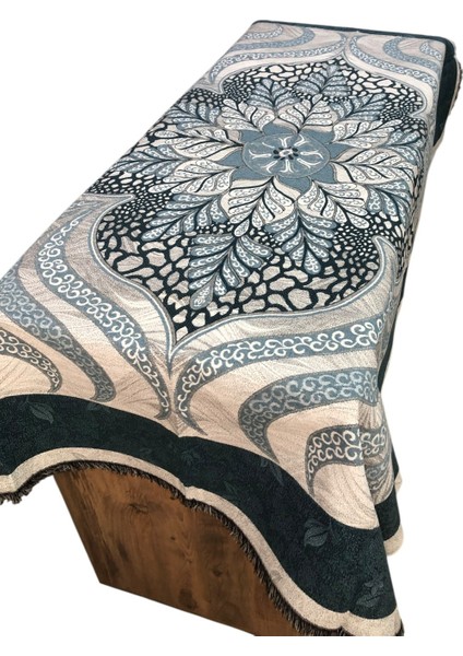 Saçaklı Kalın Sofra Bezi Masa Örtüsü Piknik Örtüsü Çok Amaçlı Örtü 120 x 170