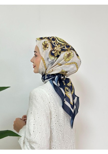 Rigel Desen Eşarp - Lacivert fiyatları