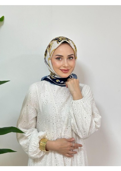 Rigel Desen Eşarp - Lacivert modelleri