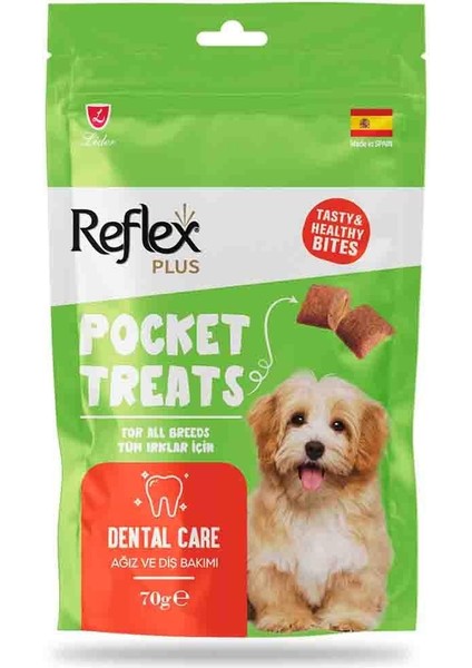 Pocket Treats Ağız ve Diş Bakımı Için Köpek Ödül Maması 3lü Fırsat 3X70GR modelleri