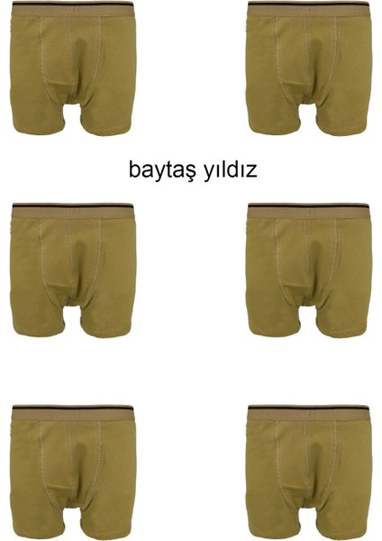 6'lı Erkek Pamuklu Bedelli-Acemi Asker Boxer Kampanya