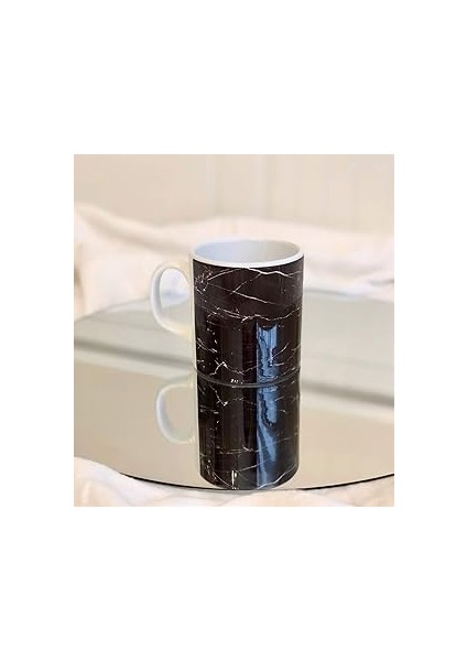 Giftmoda Siyah Tasarımlı Kupa