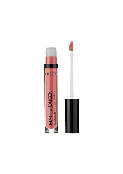 Note Matte Queen Lipstick 04 French Kiss Kalıcı Likit Ruj, Nude