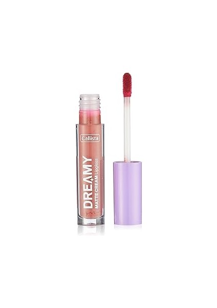 Dreamy Matte Cream Mat Görünümlü Lipgloss 208 Front Row, Kahverengi