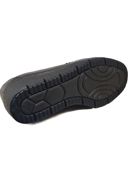 Kadın Hakiki Deri Sıkıştırılmış Köpük Taban Rahat Ultra Hafif Günlük Dolgu Topuk Ayakkabı NAPA-3000 fırsatları