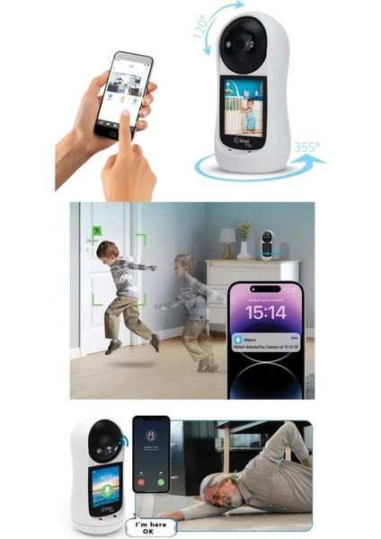 Kiwi Baby Kbaby-96 Gece Görüşlü Ultra Hd Ip Bebek Kamerası fiyatları