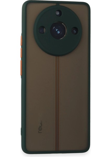 Realme 11 Pro Kılıf Montreal Silikon Kapak - Yeşil Zrnet