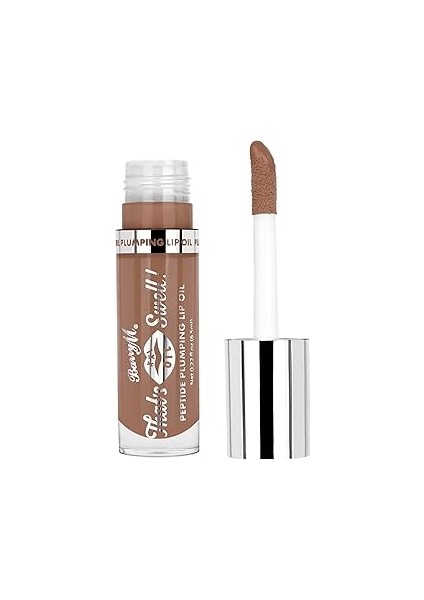 Barry M That's Swell! Peptide Plumping Lip Oil Dolgunlaştırıcı Dudak Ruju Lip Gloss Taupe Touch Gri
