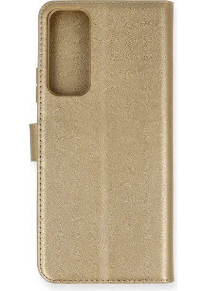 Huawei P Smart 2021 Kılıf Trend S Plus Kapaklı Kılıf - Gold Zrnet