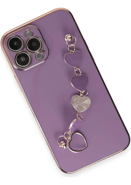 Newface iPhone 13 Pro Kılıf Esila Silikon - Mor fiyatları