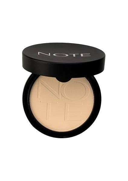 Note Luminous Silk Compact Powder 03 Medium Beige Mat Bitişli Toz Yüz Pudrası