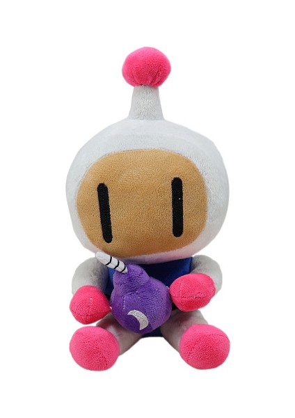 25 cm Bomberman Bomberman Oyunu Çevreleyen Peluş Oyuncak Anime Doll Peluş Oyuncak (Yurt Dışından)