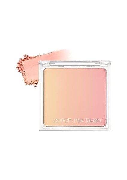 Doğal Görünümlü, 3 Farklı Tonlama Sağlayan, Uzun Süre Kalıcı Allık Cotton Mix Blush (No.1)