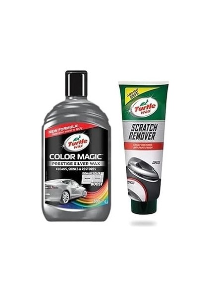 Turtle Wax Renkli Cila Gri + Ince Çizik Pasta 100 ml