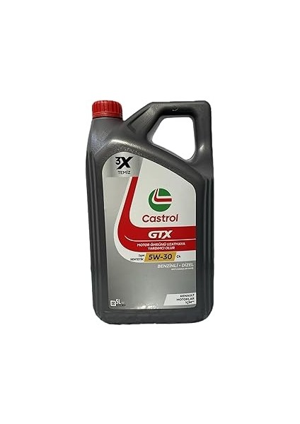 Castrol Gtx 5W-30 C4 5 Litre 2025 Ü.t