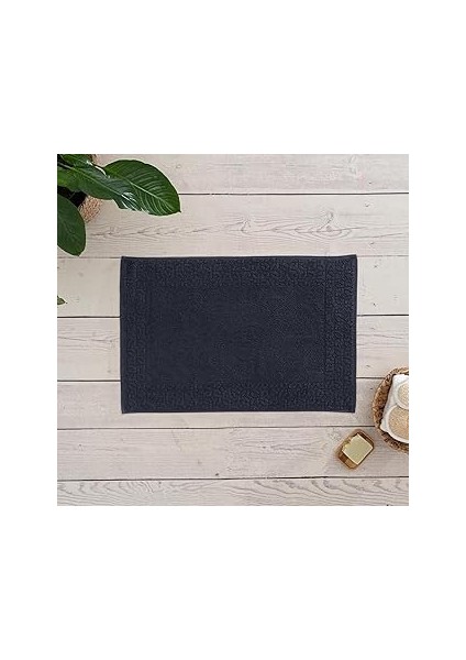 Soley | Oppolo | Extra Yumuşak Pamuklu Eponj Ayak Havlusu Antrasit