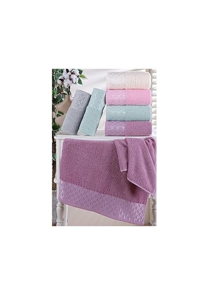 Ilya | 6'lı 50X90 cm El&yüz Havlu Seti Renkli