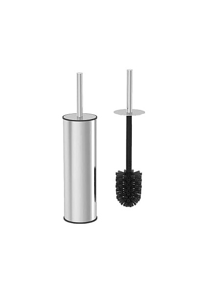 Orret Home Metal Wc Fırçası, Krom Tuvalet Temizleme Fırçası, Paslanmaz Çelik Saplı, Dayanıklı ve Hi