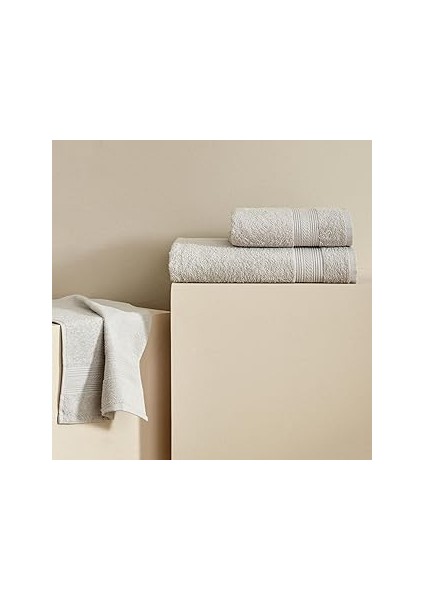 Home Soft Touch %100 Pamuk 30X50 cm Havlu Gri