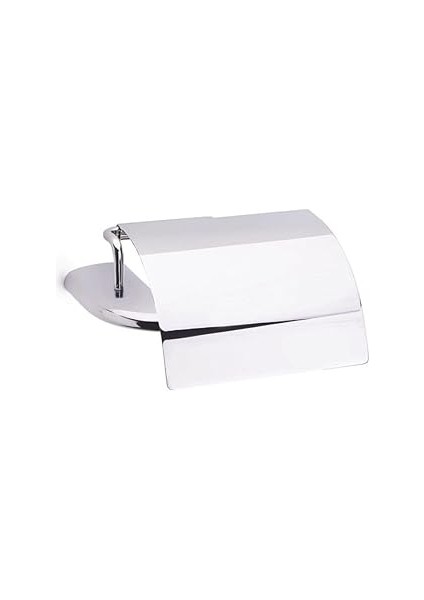System Dorado Kapaklı Tuvalet Kağıtlığı Krom Renk 86X99X171 mm