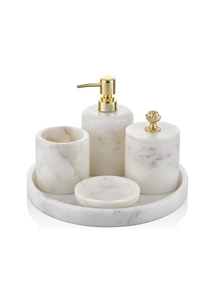 Setabianca Evza Banyo Seti̇ Bloom Beyaz