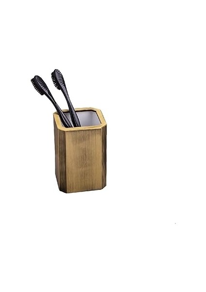 System Diş Fırçalığı Antik Renk 102X70X70 mm A Tek Ebat BA2011 007 Abm