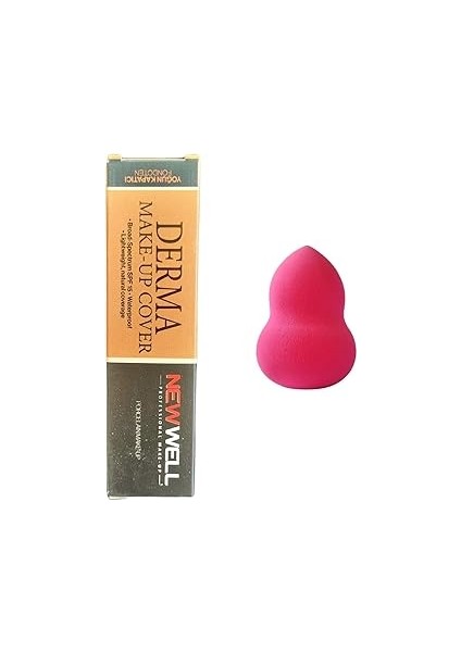 Newwell Yoğun Fondöten 02 + Makyaj Süngeri