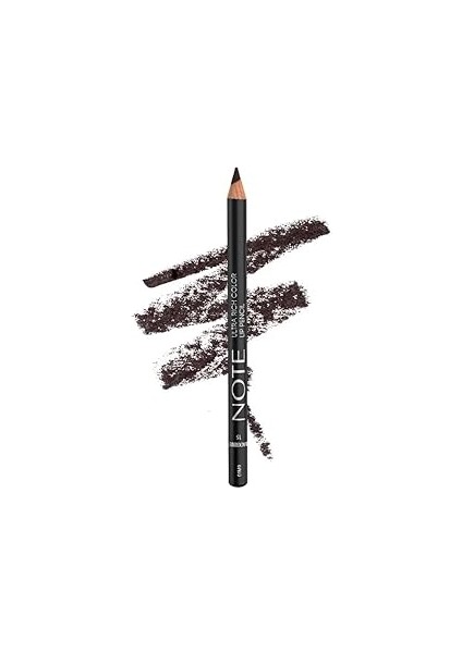 Note Ultra Color Lip Pencil 15 Blackberry Dudak Kalemi, Mor