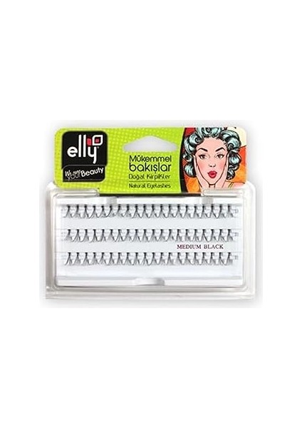 Elly Orta Tekli Takma Kirpik 1 Paket