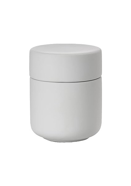 Zone Denmark Ume Kozmetik Kutusu, Kapaklı Seramik Saklama Kutusu, Çap 8,3 Cm, Yükseklik 10,3 Cm, Yu